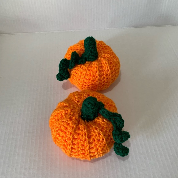 Home Decor Farm Decor Handmade Crochet Pumpkins - Picture 5 of 13